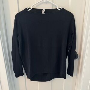 Lululemon Women's Black Long Sleeve Top